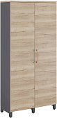 Шкаф для одежды КОБОР HRG-90/60/M graphite/natural