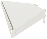 Полка угловая внешняя ECO LINE G=310, с кронштейнами, глянец, RAL 9016